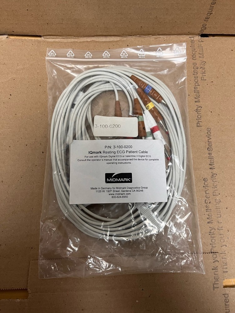 Midmark IQmark EKG Cable replacement - 3-100-0200