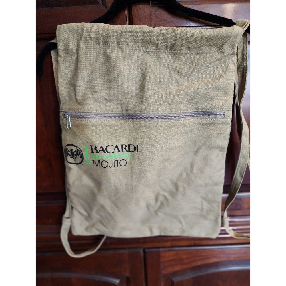 Bacardi backpack drawstring khaki