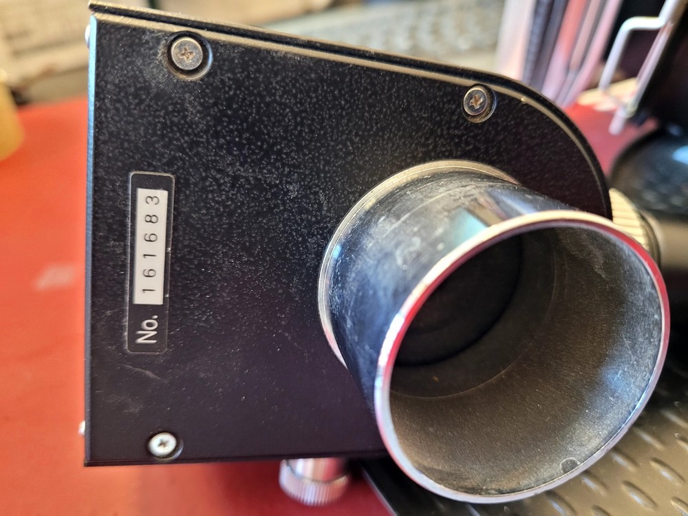 Nikon PFX 4X Microscope Shutter Format Adapter w/ Built-In Polaroid Camera (C261