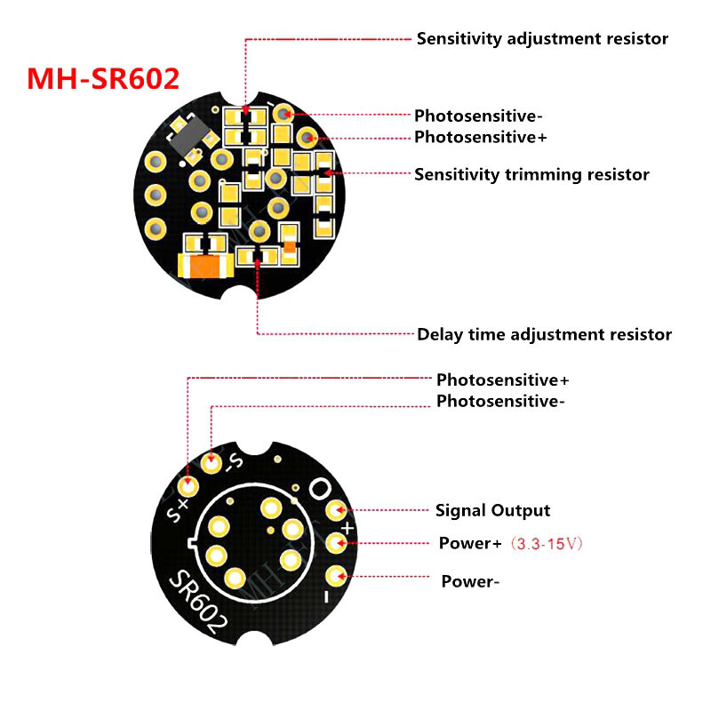 Mini MH-SR602 SR602 PIR Infrared Motion Sensor Detector Module