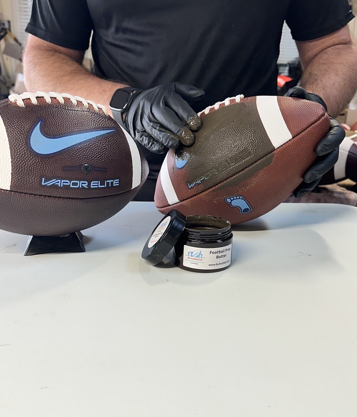 LBC Football Prep Butter Football Mud 8oz Game Prep up to 20 Footballs