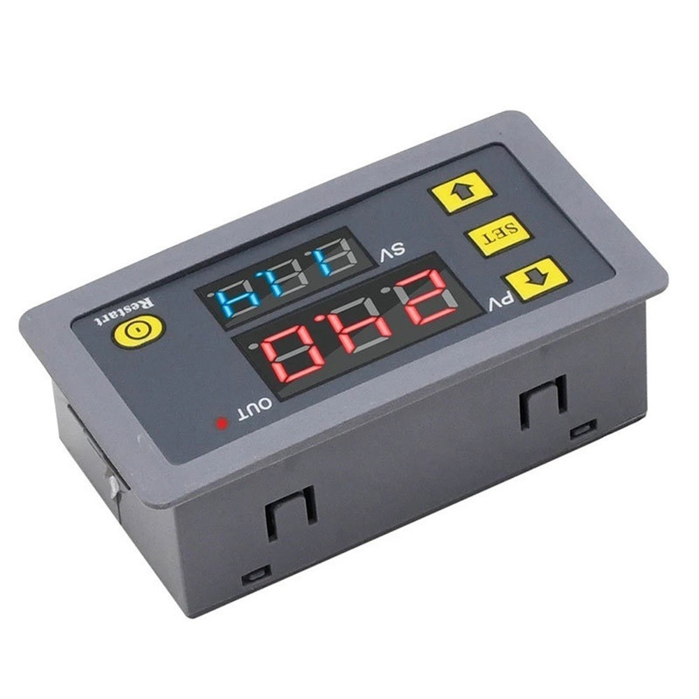 220V Digital Cycle Timer with Flexible Delay Functions and LED Display
