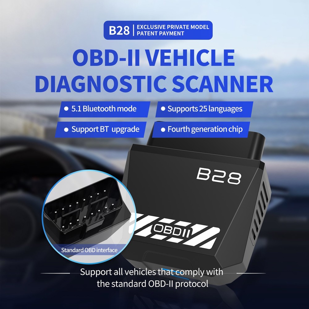 For Ram 3500 2011-2025 OBD2 Scanner Bluetooth Car Code Reader Car Diagnostic
