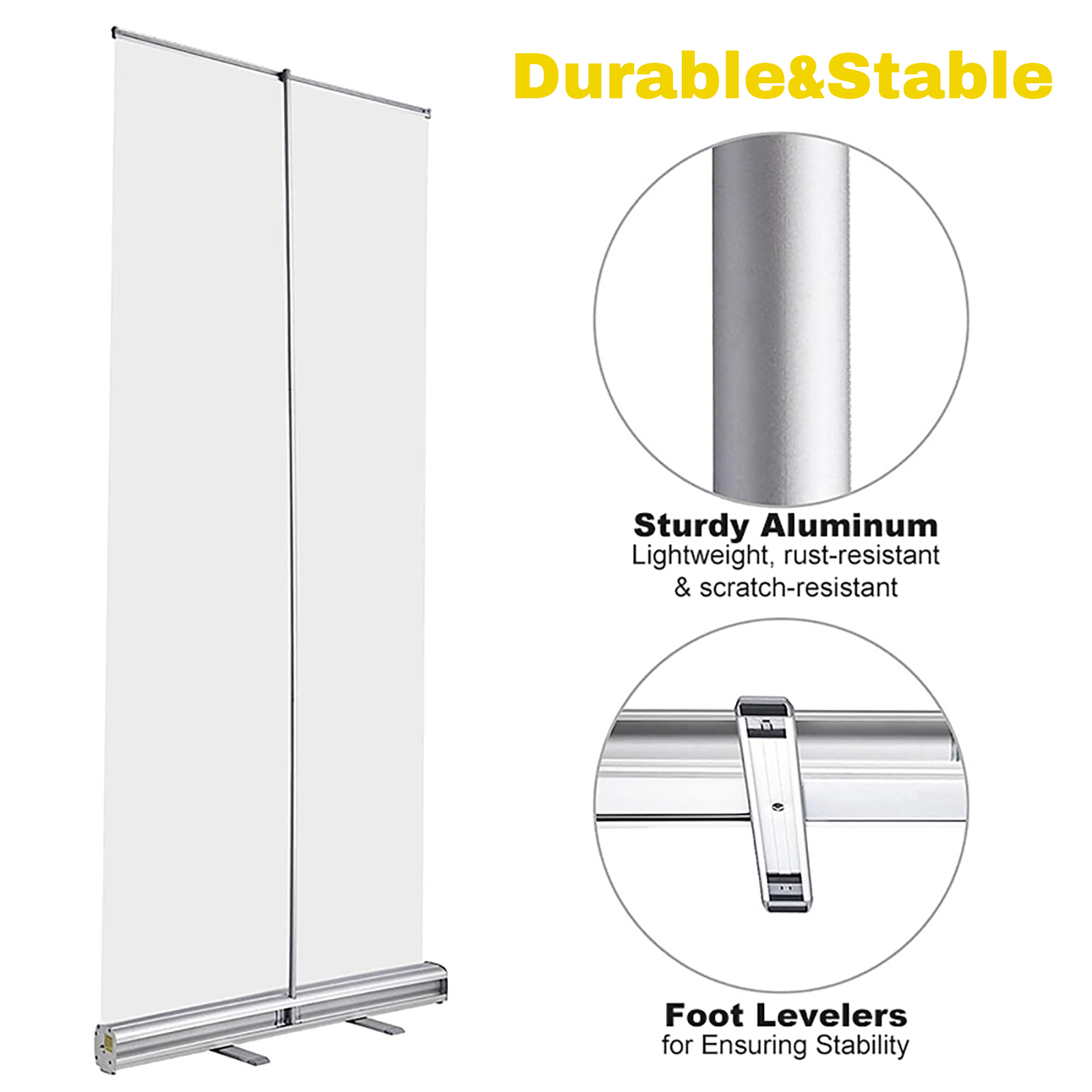 Custom Retractable Banner with Aluminum Frame For Events, Promotion Advertising