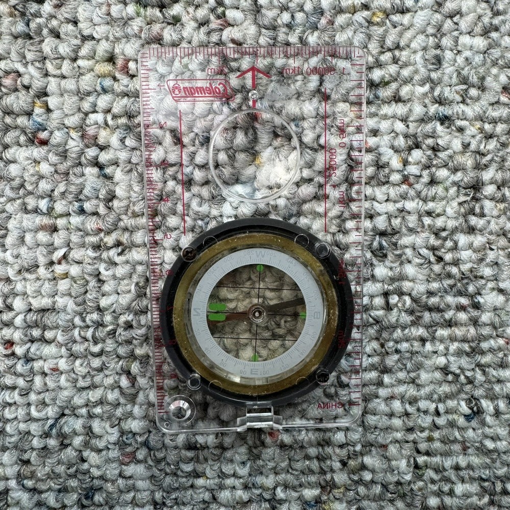 Coleman Map Compass Liquid Filled Ruler