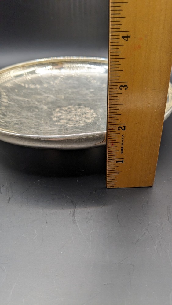 Tiffany And Co Silver Floral Pattern Bowl