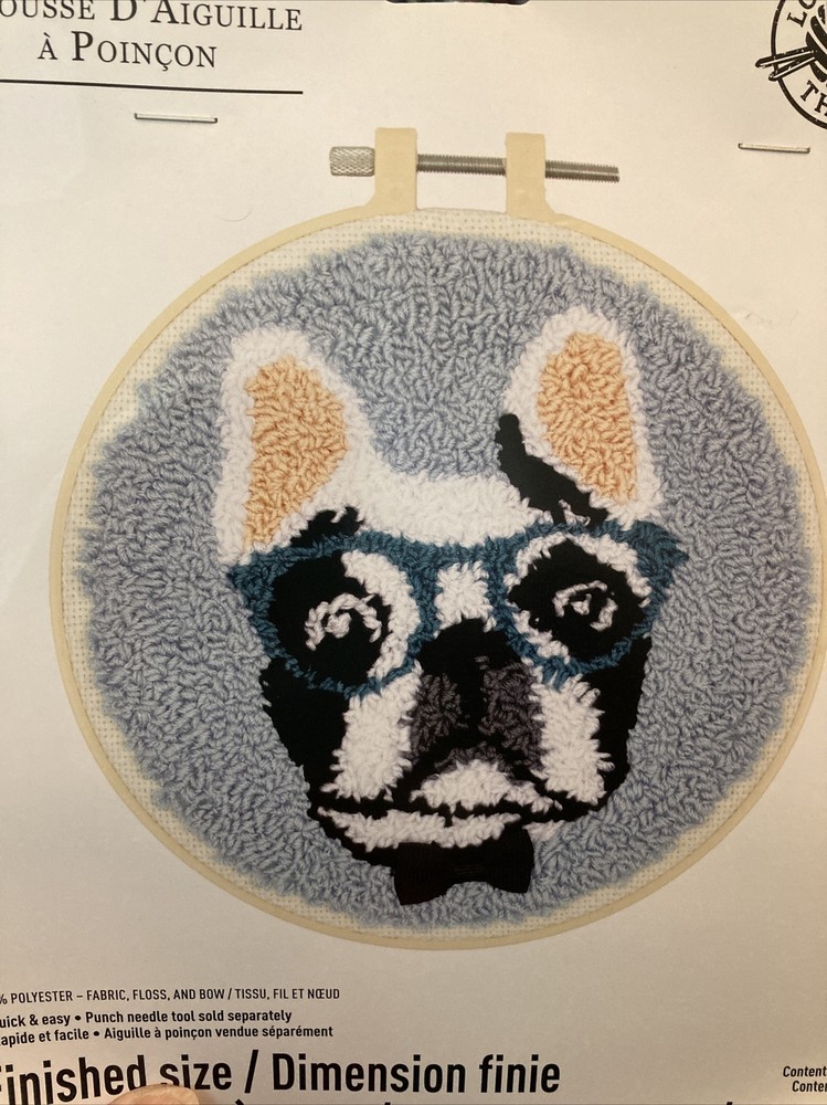 Loops & Threads "Dog" Punch Needle Kit 6" #663955