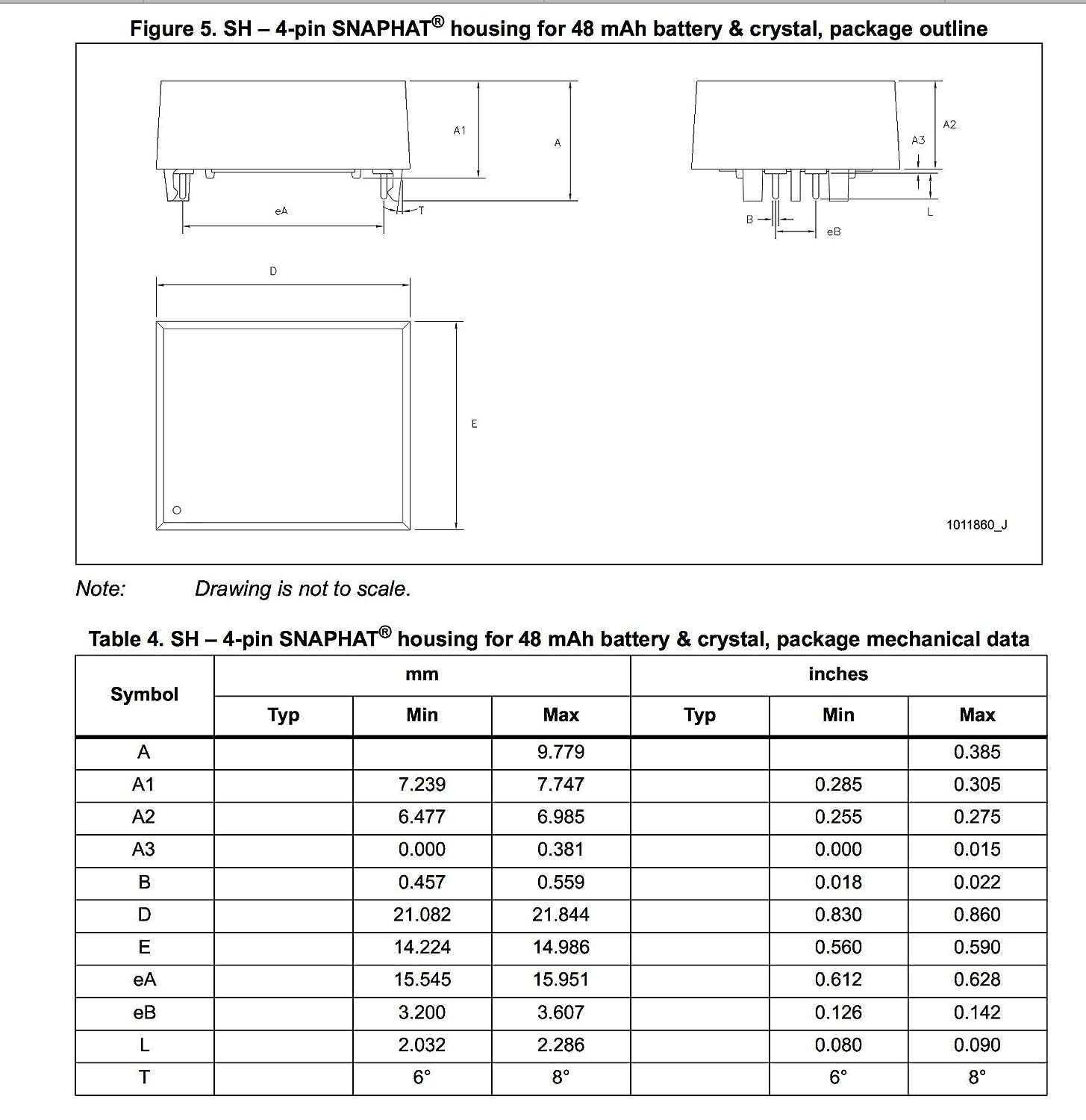 STMicroelectronics M4T28-BR12SH1 Timekeeper Snaphat Battery and Crystal 28-SOIC