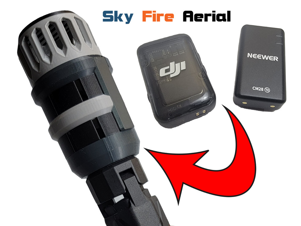 DJI Mic 2 Wireless Microphone Pod With Interview Handle/Tripod