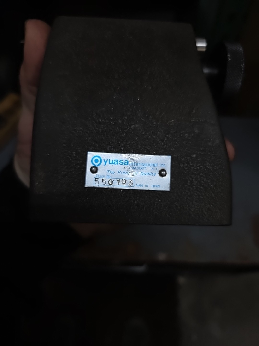 Yuasa Tail Stock For 5C Collet H/V Rotary Indexer 550 103 Tailstock Milling 4"