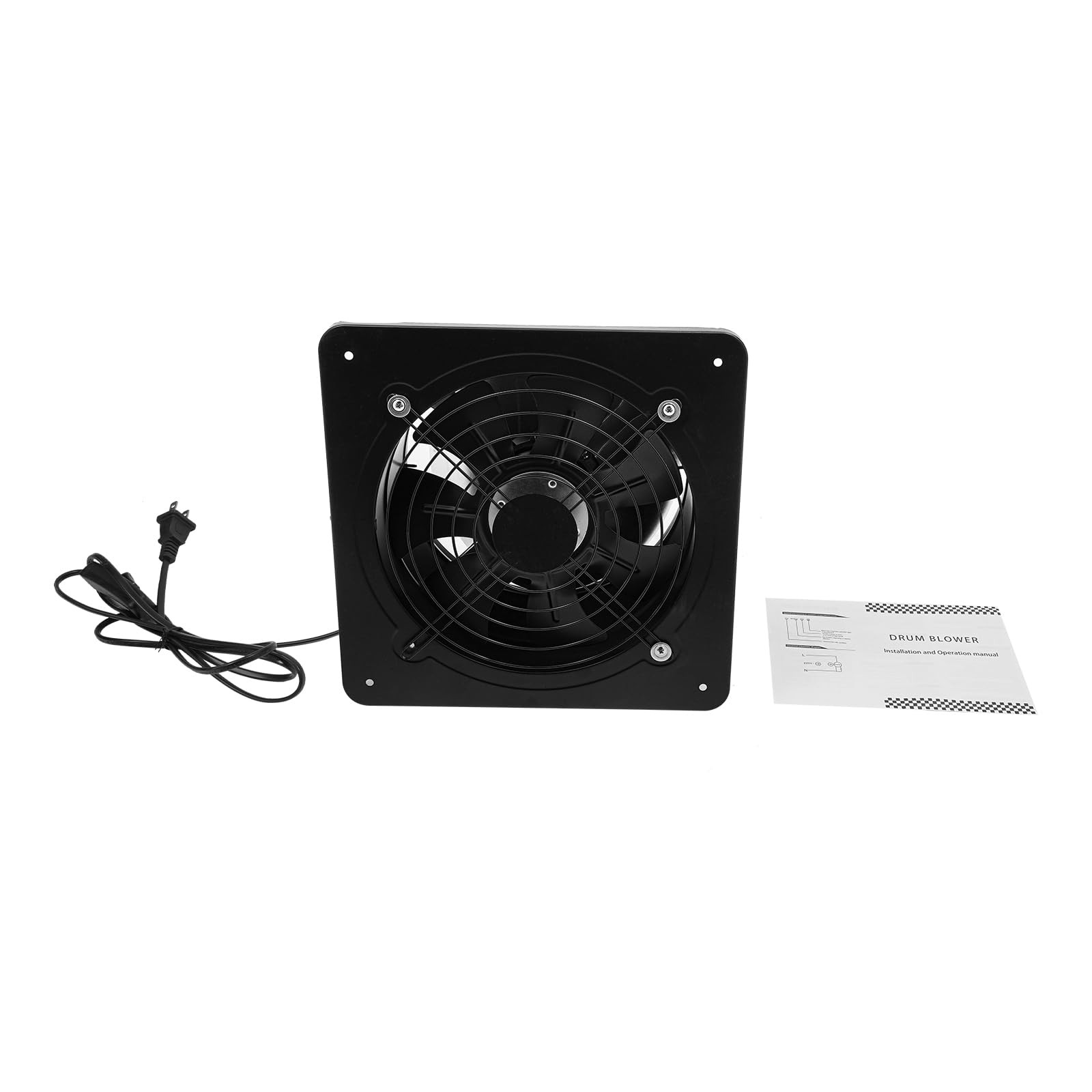 10'' Explosion Proof Exhaust Fan, 100W 741CFM Industrial Axial Flow Fan Utility
