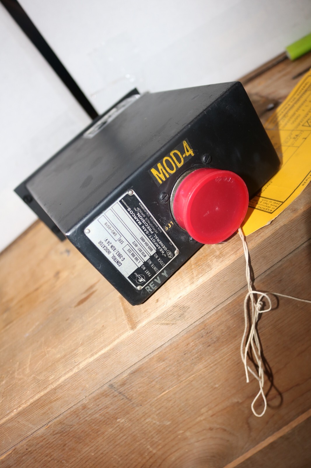 Vintage Vietnam era C-130 C-141 navigational computer control C-3963 ASN-24 (v)