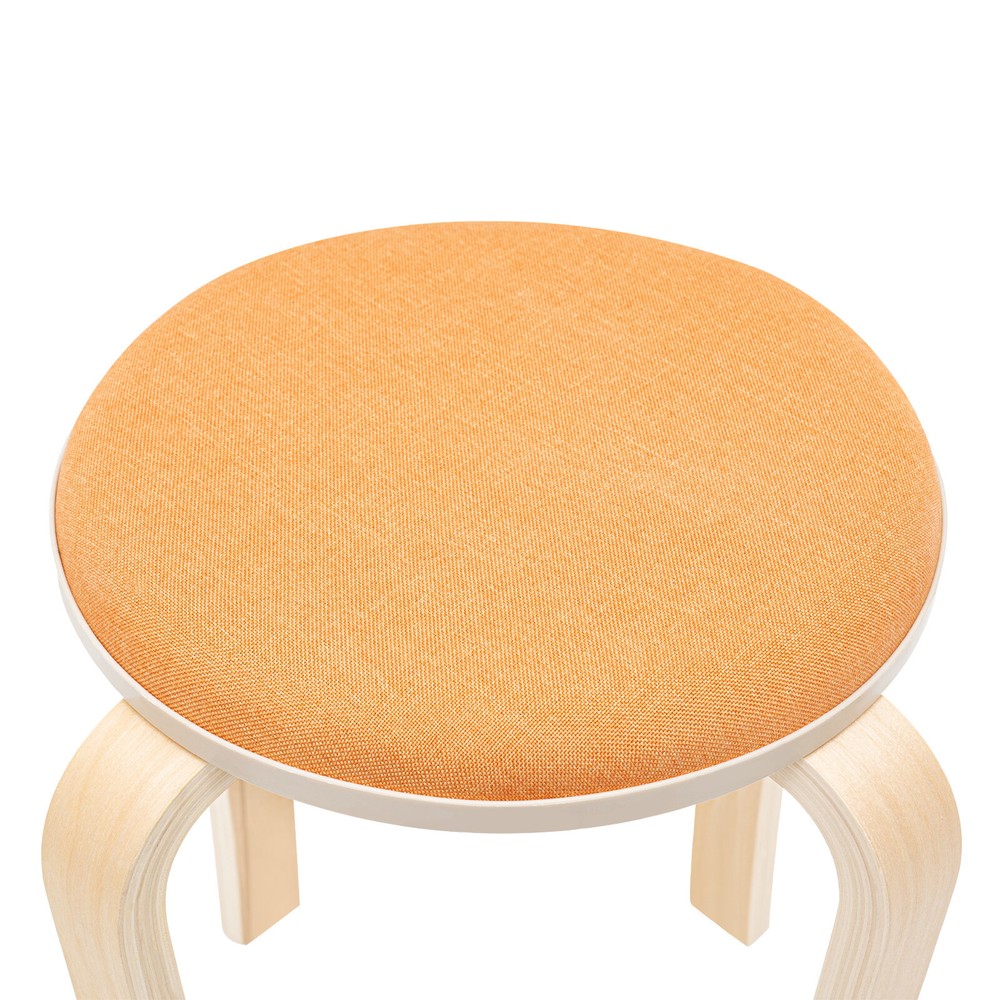 Stackable Stools, Stackable Round Stools, Set of 8 Stacking Wooden Stools