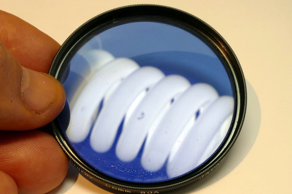 Quantaray 55mm Filter 80A multi-coated deep blue