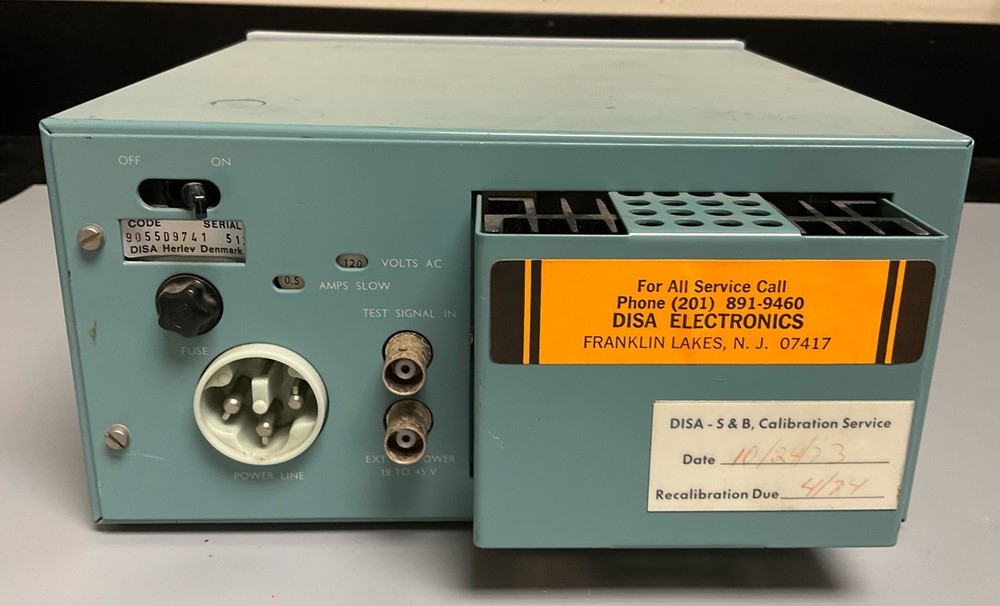 DISA Type 55D01 Constant Temperature Anemometer | No Power Supply
