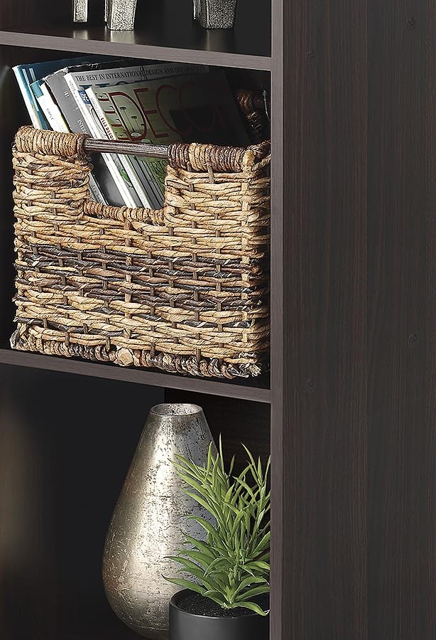 Whitmor 3 Cube Storage Organizer 3 Tier Stackable MDF Wood Bookcase Open Shelvin