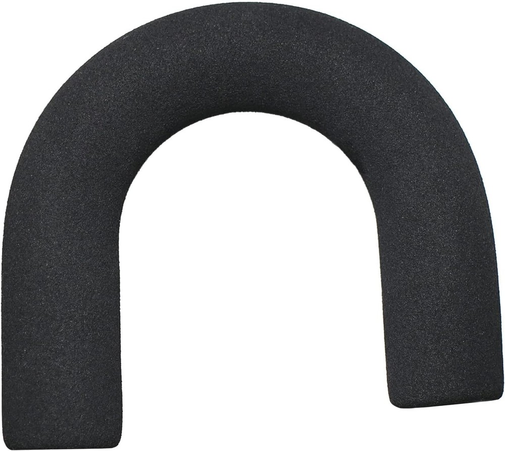 Foam Hand Grip Replacement for Standard Handle Canes Thick Cushioned Black 1 PC