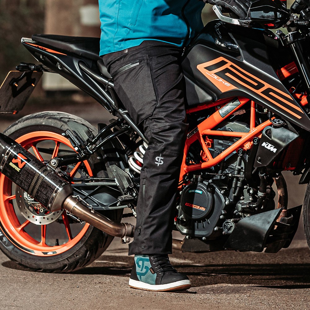 Spada Duel Cargo CE Textile Trousers - Black