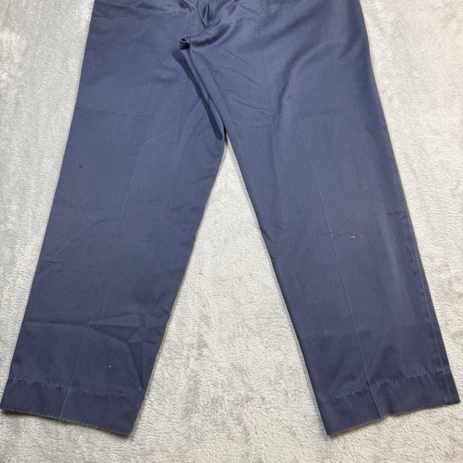 Vintage Lee Chetopa Twill Sanforized Pants Men Fits 34X28 Blue Thrashed Stained