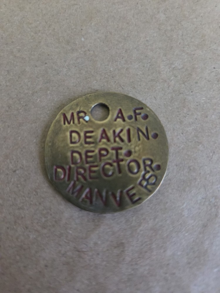 Manvers Colliery Coal Mining Disc Yorkshire Dept Director