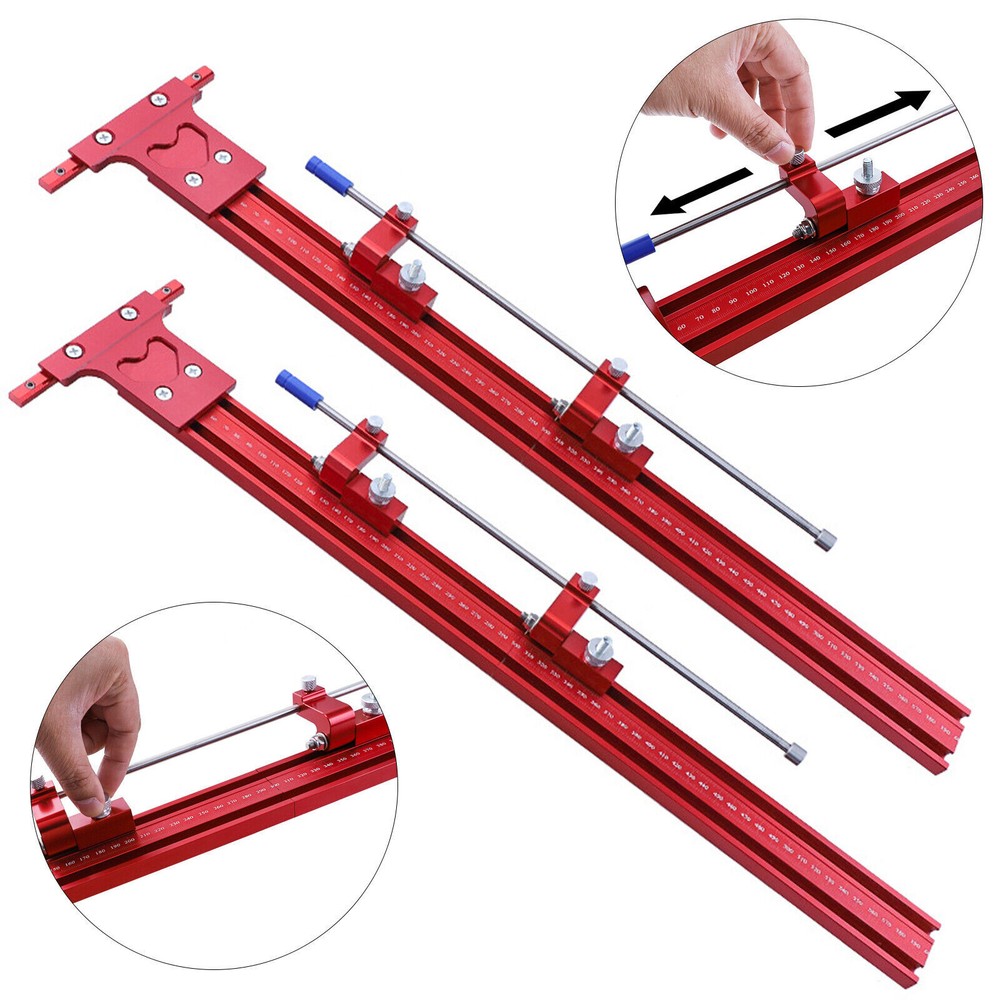 Parallel Rail Guide System Track Saw Woodworking Guide Carpentry Tool Set 120cm