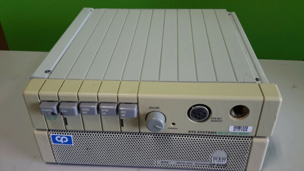 RTS SYSTEMS MRT327 USER STATION & MCS325 SPEAKER