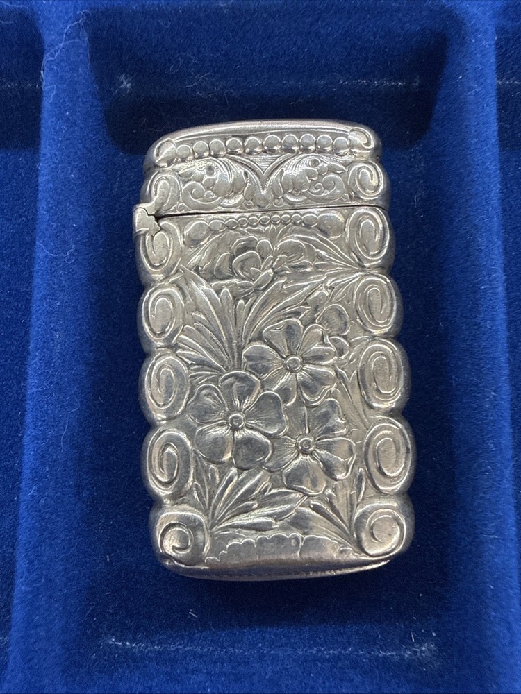 Antique Sterling Silver match safe