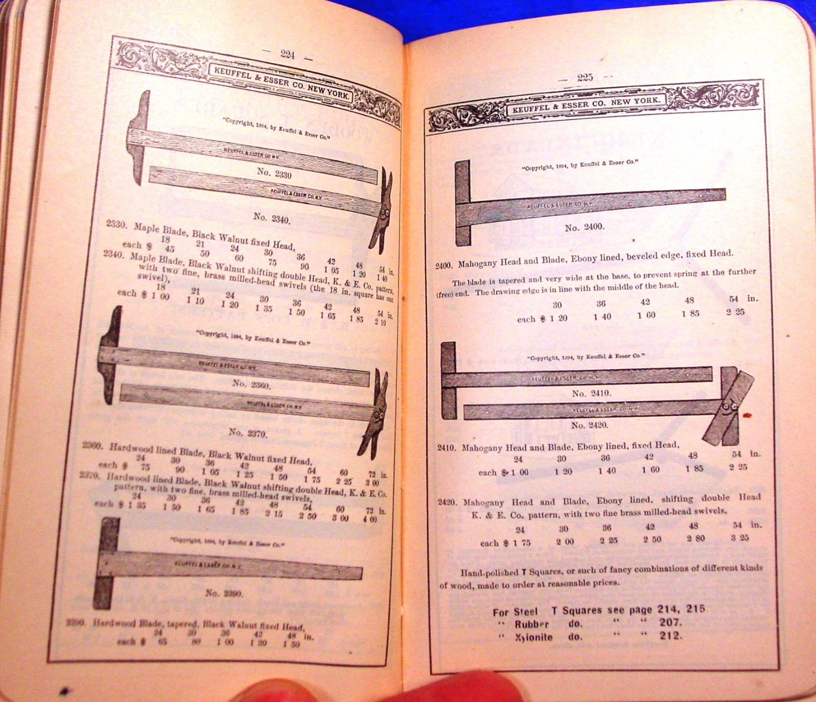 1901 Keuffel Esser Surveying & Drafting Insts. Catalog