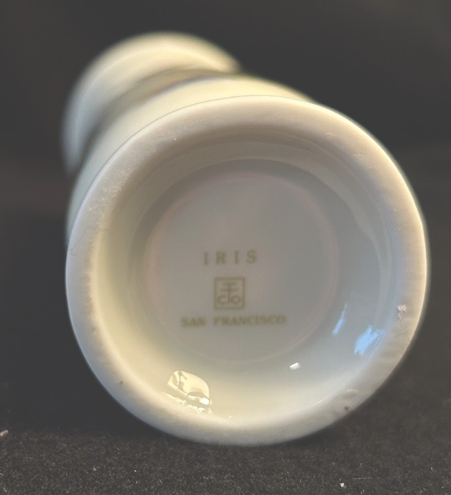 Small Ceramic "Iris" Bud Vase