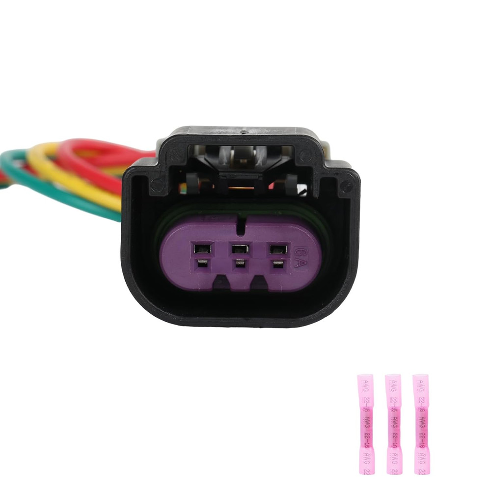 1Pcs 3-Way/Pin Plastic Flex Fuel Composition Ethanol Connector Sensor Socket Rep