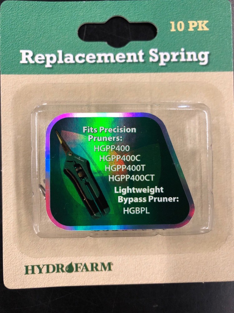 4x Hydrofarm Replacements Spring, 10 Pieces Per Pack NEW