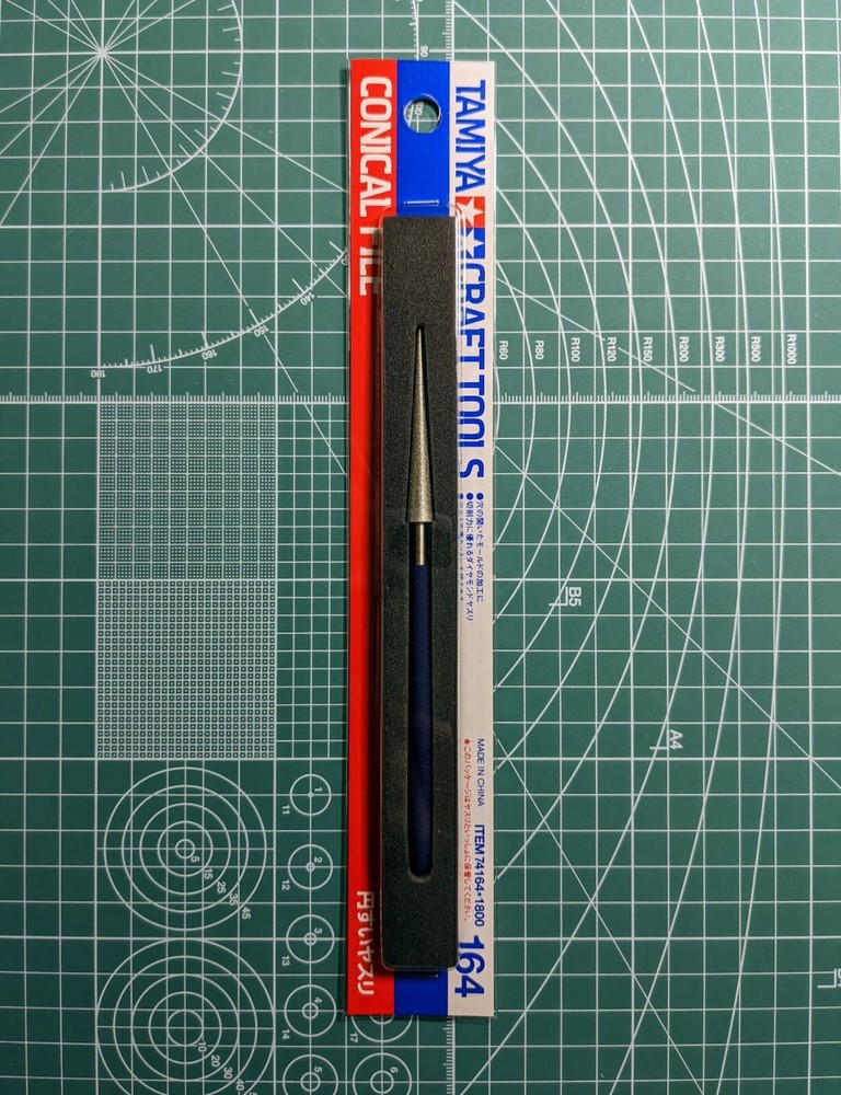 Tamiya Craft Tools CONICAL FILE 74164