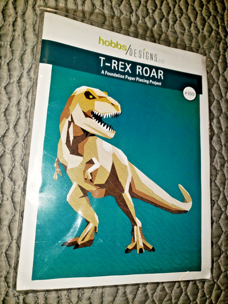 Hobbs Designs T-Rex Roar Pattern, Green #109