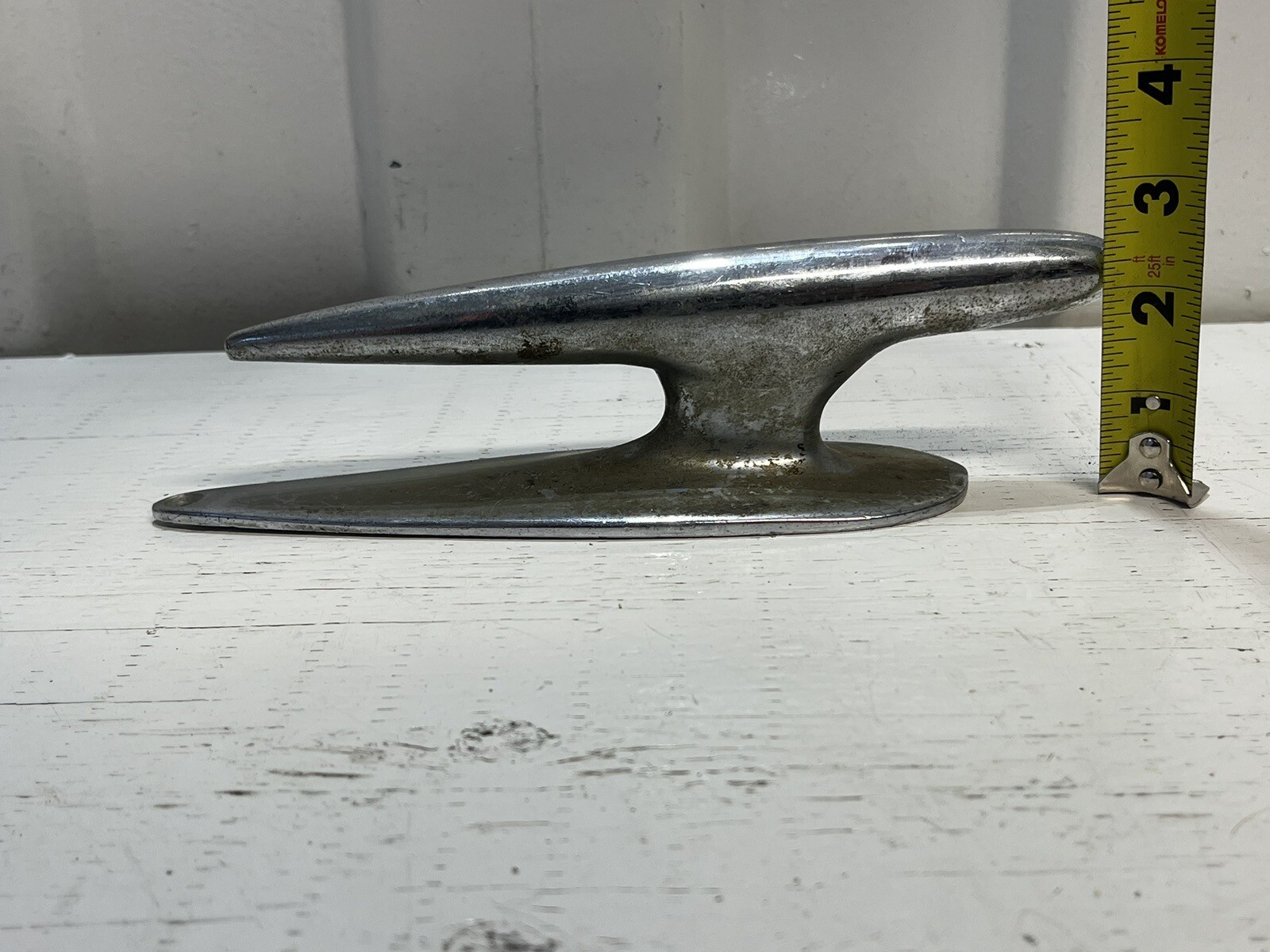 Vintage Chromed Brass Cleat, Chris Craft Cleat 8” Long