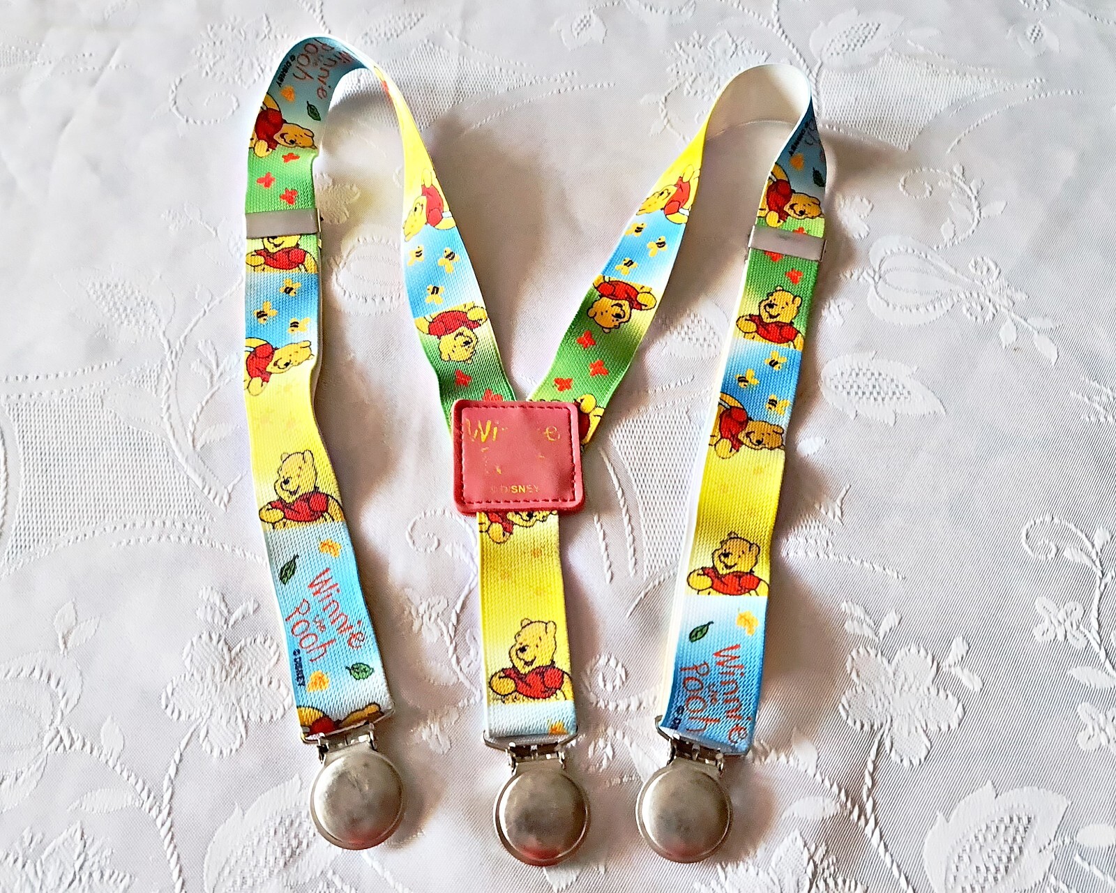 VINTAGE  AUTHENTIC DISNEY WINNIE THE POOH BOYS SUSPENDERS