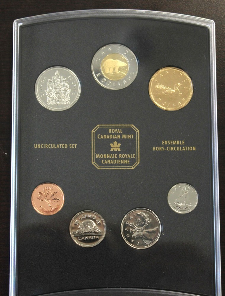 2002 Oh! Canada Original 7 Coin Uncirculated Set