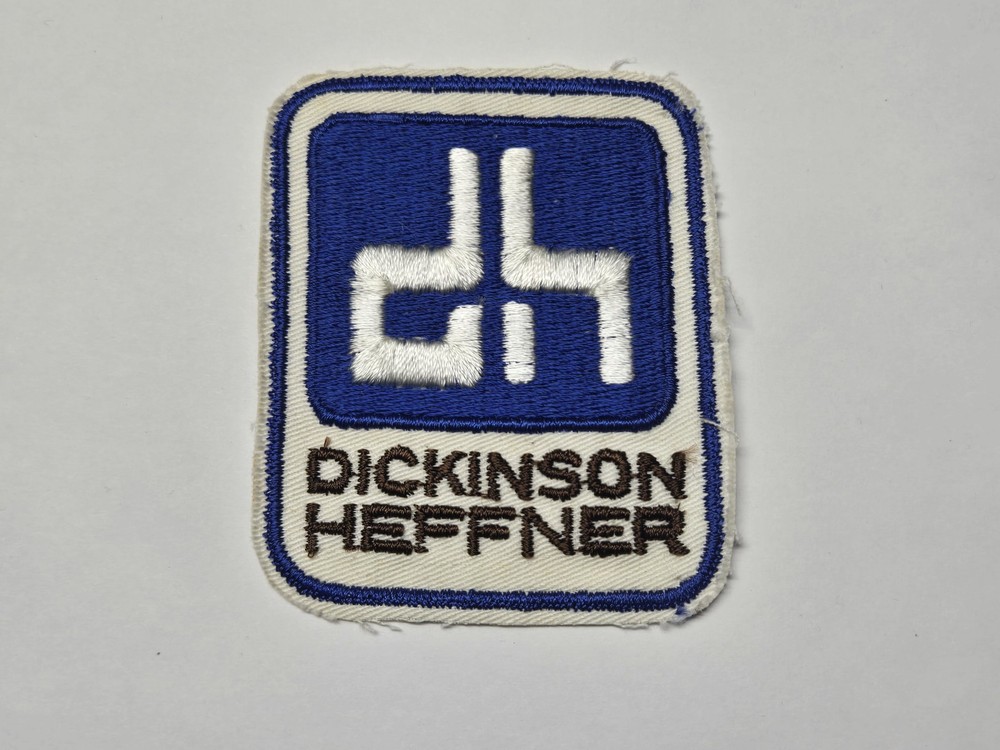 Vintage Construction Uniform Worker Company Logo Uniform Patch