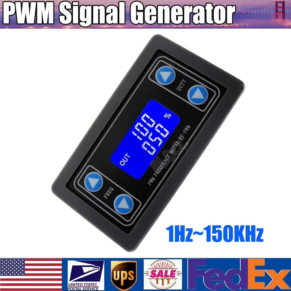 Signal Generator Module Adjustable PWM Pulse Frequency Duty Cycle Square Wave GT
