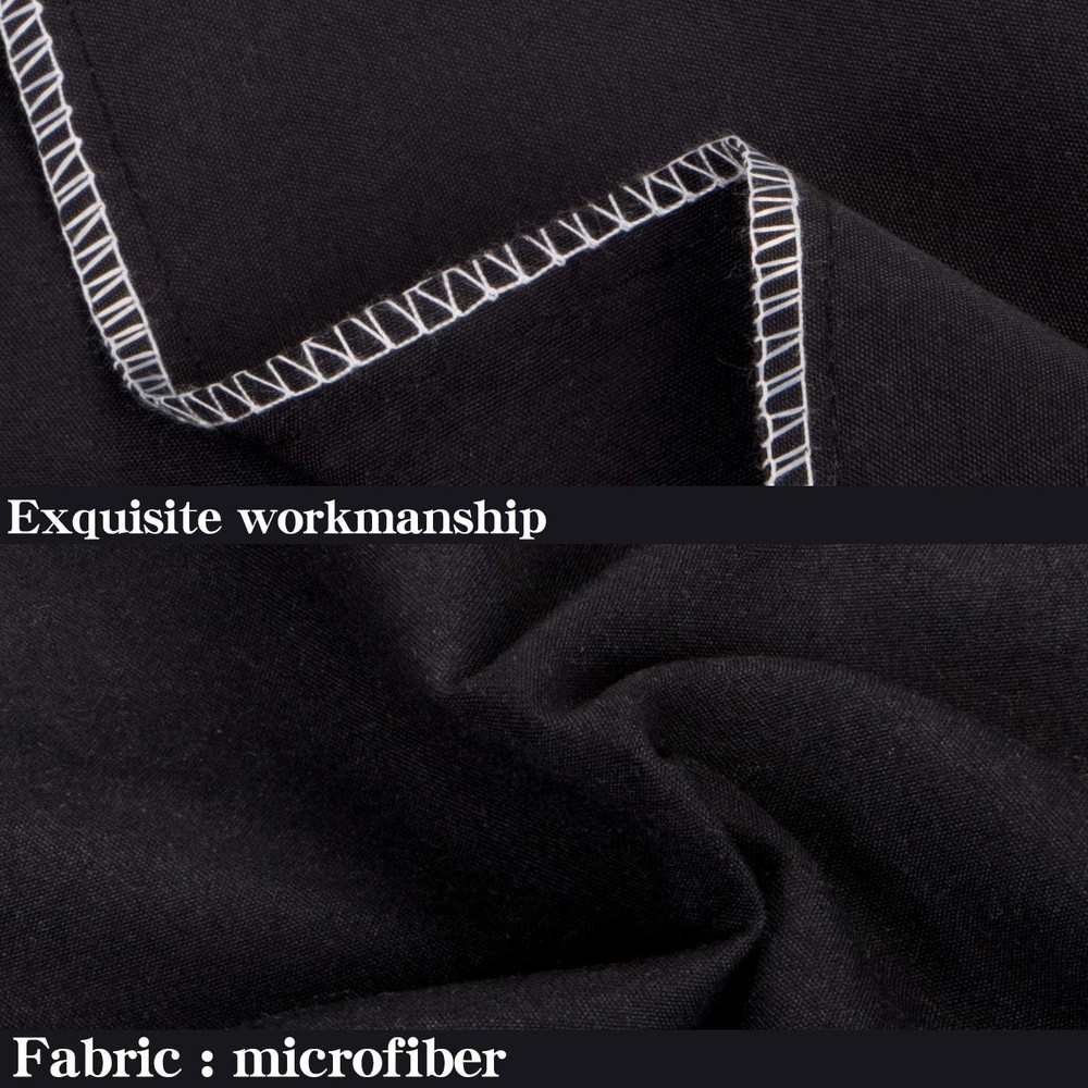 King Pillowcase Set 2 Pack Brushed Microfiber 20x36 Pillowcases Soft