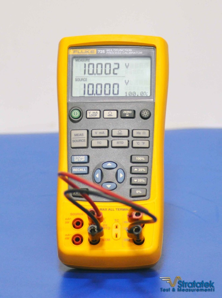 Fluke 725 Multifunction Process Calibrator - NIST Calibrated with Data