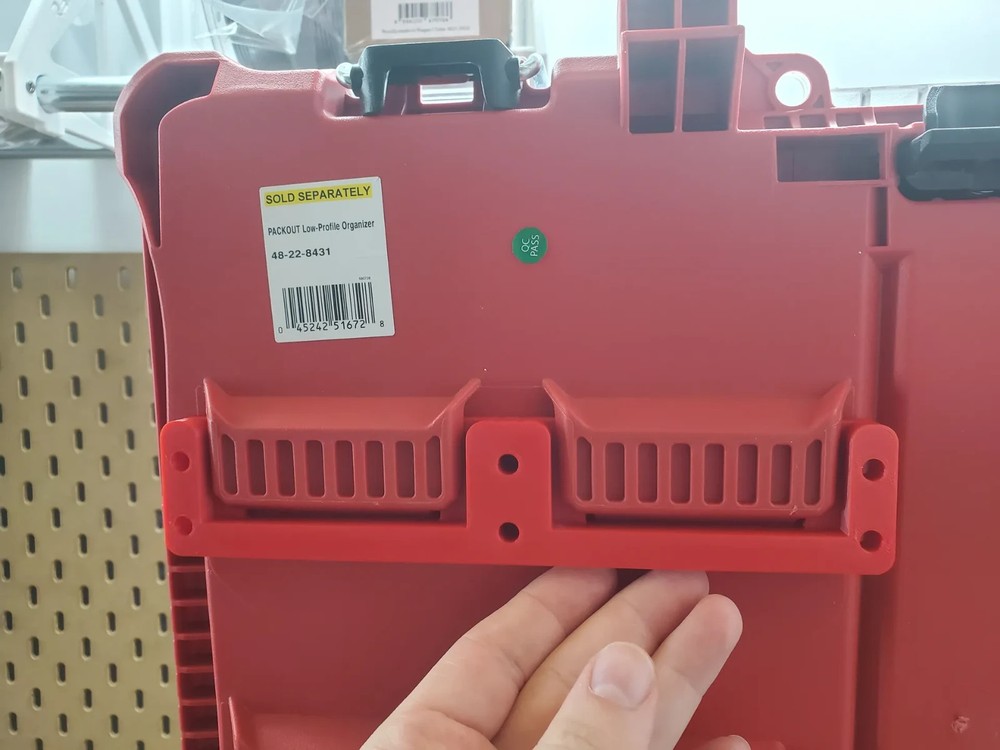 [2-Pack] Premium Milwaukee packout wall mount plate bracket kit - High Strength
