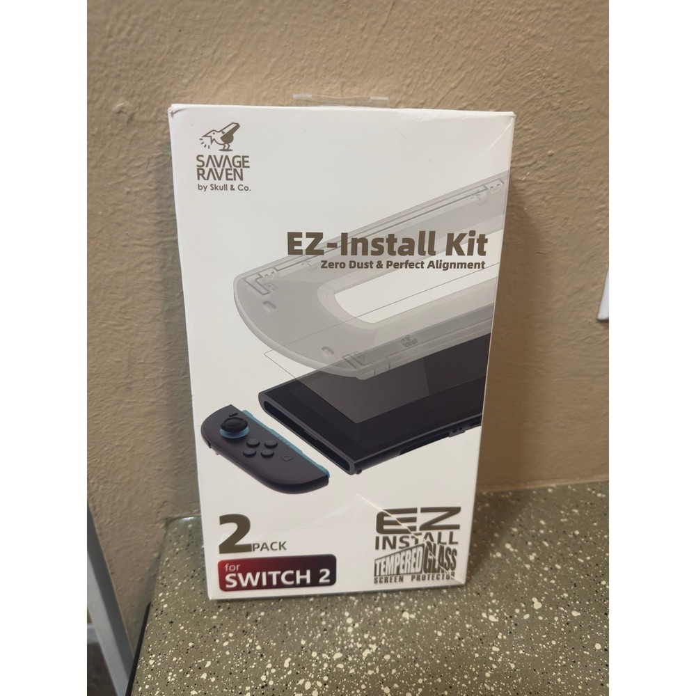 Savage Raven Tempered Glass Screen Protector 2 Pack for Switch 2