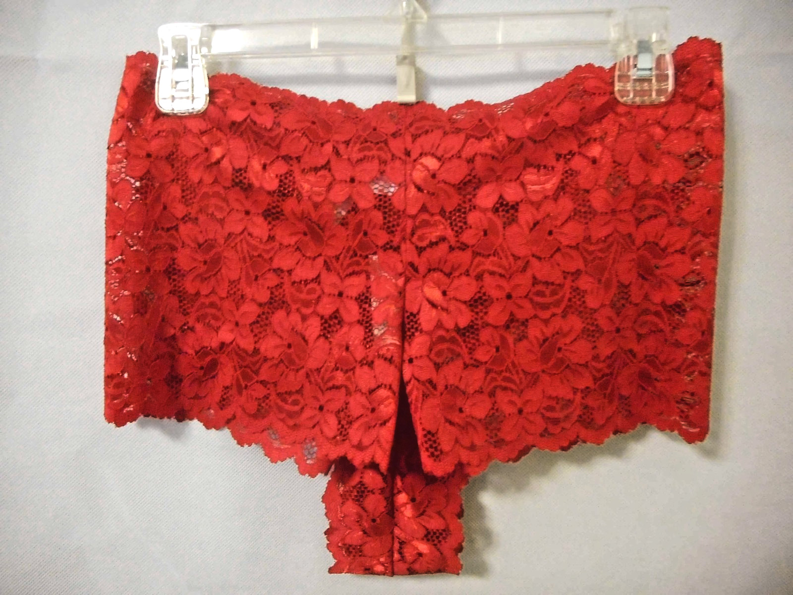 Womens 2 Pair Cacique Lace Red & White Panties - NWT Size L 14/16