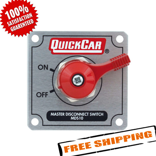 QuickCar 55-021 Master Disconnect Switch with Silver Plate