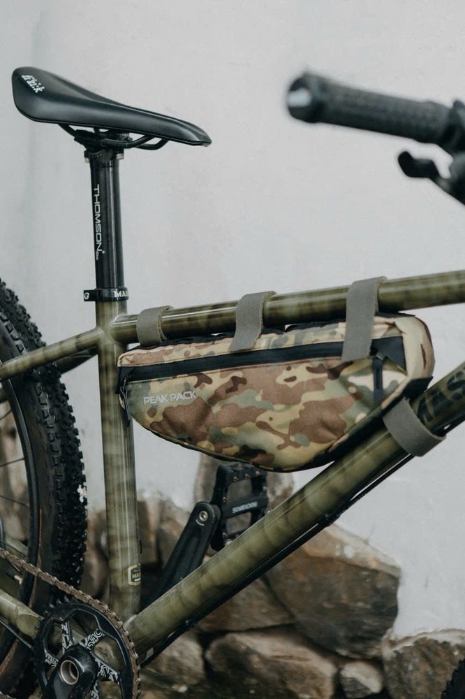 PeakPack Bicycle Road Bike Frame Bag - Multicam