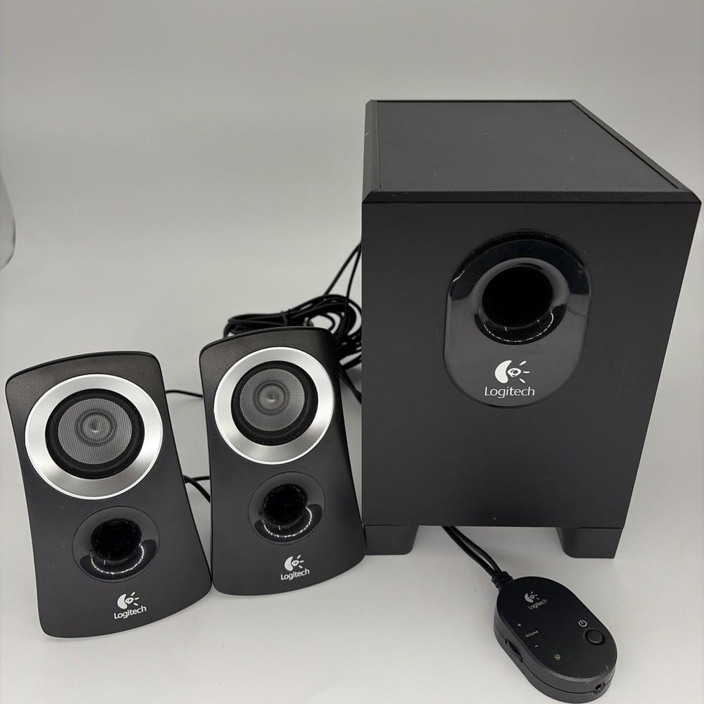 Logitech Z313 Speaker System for TV Home Computer MAC or PC