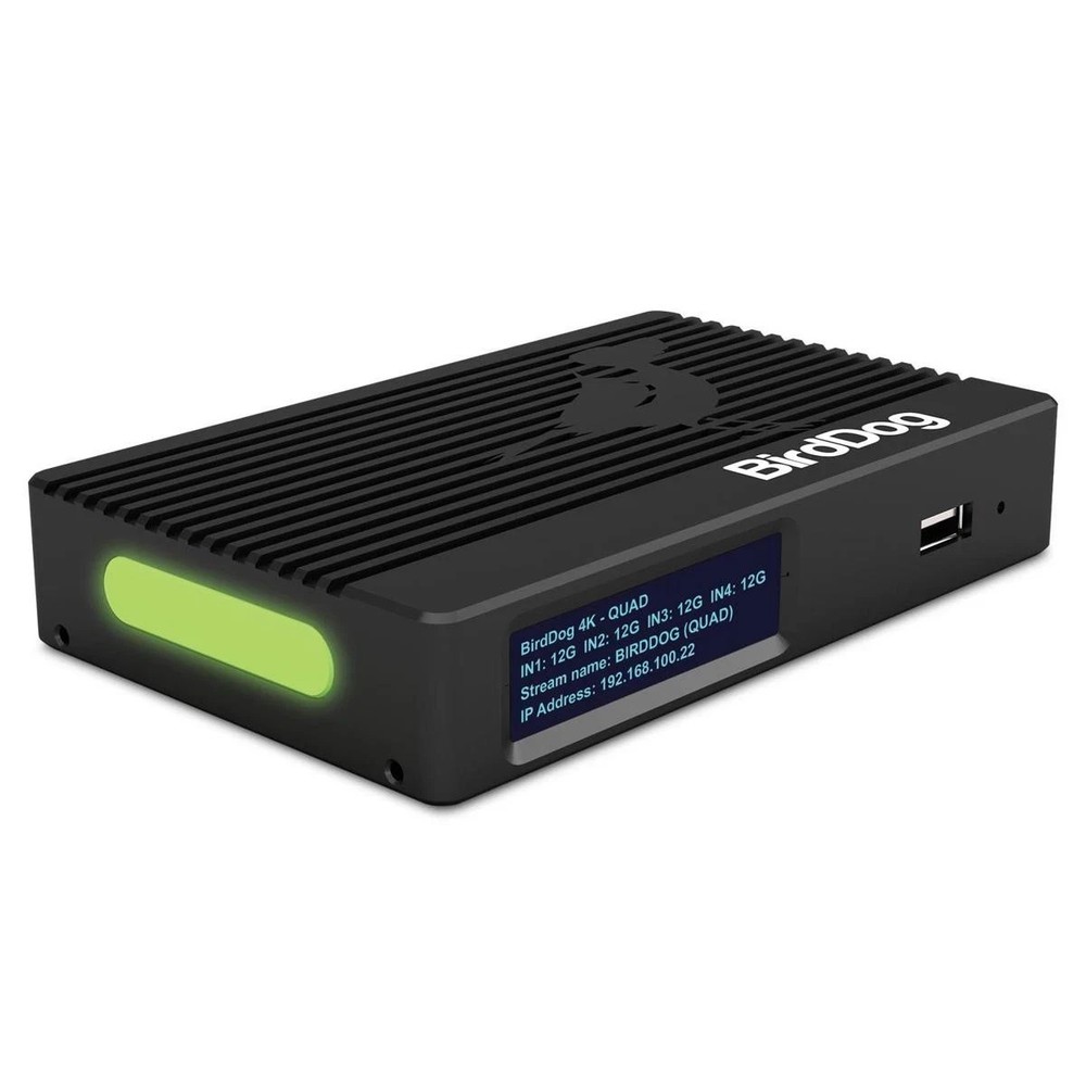 NEW BirdDog BDOG-BD4KQUAD 4K QUAD NDI Encoder/Decoder Open Box