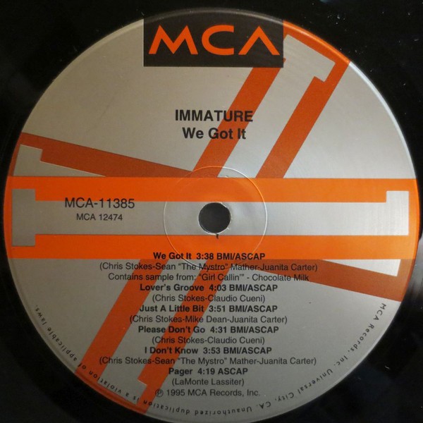 Immature - We Got It (LP, Album) (Mint (M)) - 4047703147