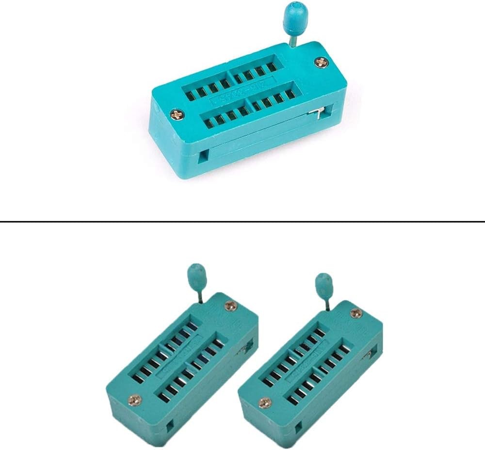 4pcs Zif 16pin 16 Pins Test Universal Ic Socket 16 Pin Dip Integrate Socket Narr