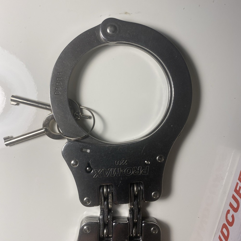 Double Lock Heavy Duty Leg & Hand Cuffs – Maximum Security & Durability - 2 Keys